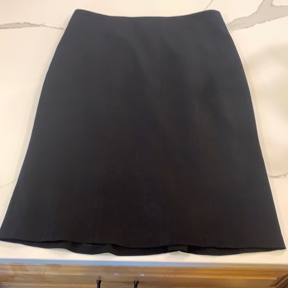 Ann Taylor Lined Pencil Skirt Black Size 6 career